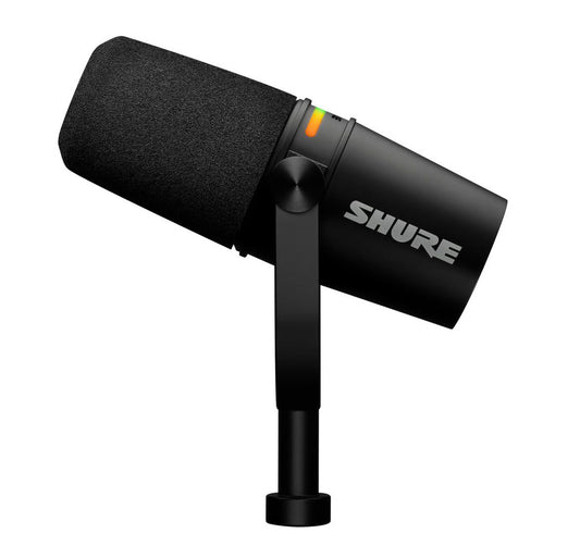 Shure MV7+(Microphone dynamique hybride USB/XLR pour podcast & streaming)